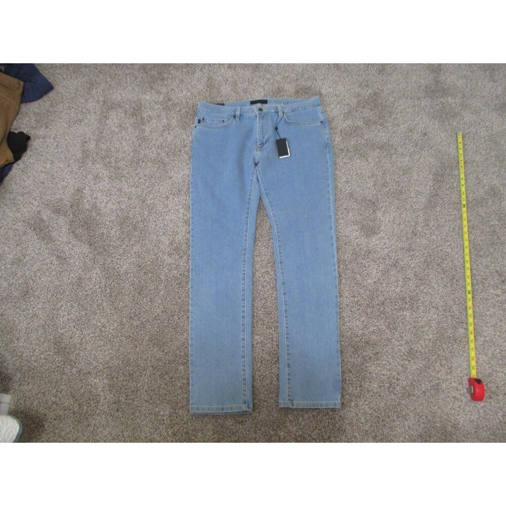 NWT John Varvatos Wright Skinny Straight Mens 36x33 New 218$